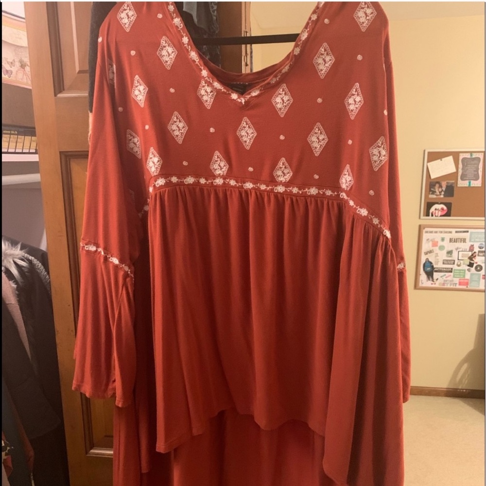 Torrid Size 5 Orange Blouse